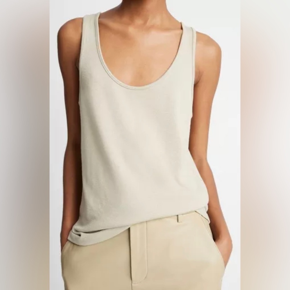 Vince relaxed scoop neck tank